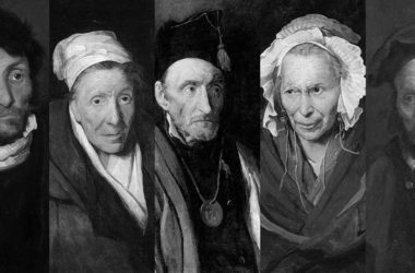 Cinco de las monomanías de Géricault. cerebros