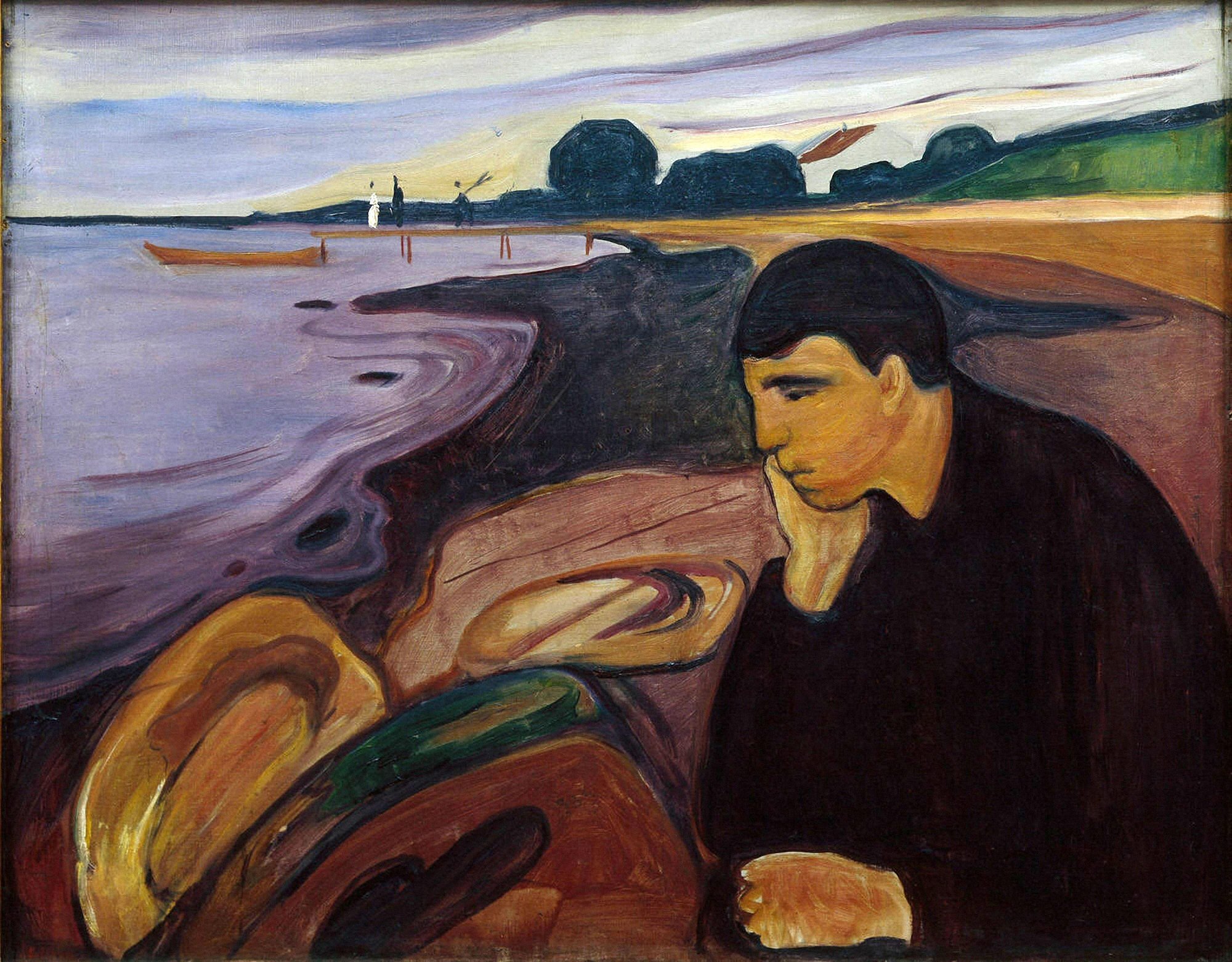 Edvard Munch Melancholy 1894 96