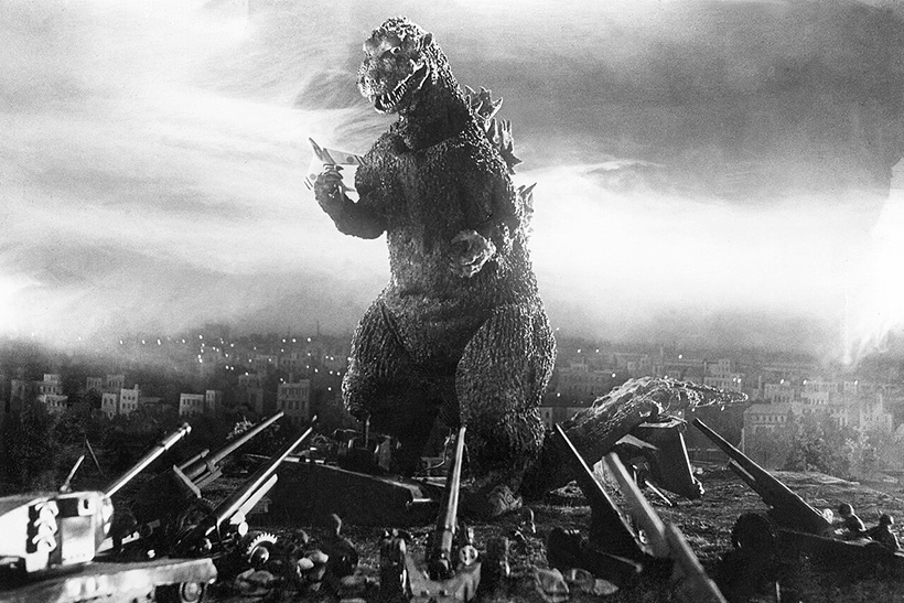 Godzilla en la película de 1954. Imagen Toho. jot down news
