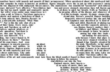 Imagen de una de las páginas de 'Caja de hojas' en su edición original. literatura ergódica