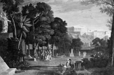 El jardín del filósofo, de Antal Strohmayer. Epicuro