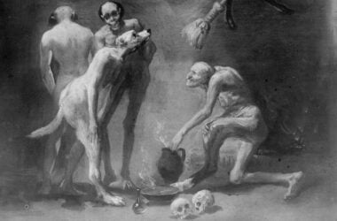 La cocina de las brujas (detalle), de Francisco de Goya. postres regionales españoles