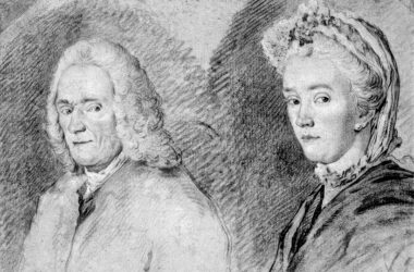 Un retrato de Voltaire y Madame Denis, Charles-Nicolas Cochin el Joven, ca. 1758-70