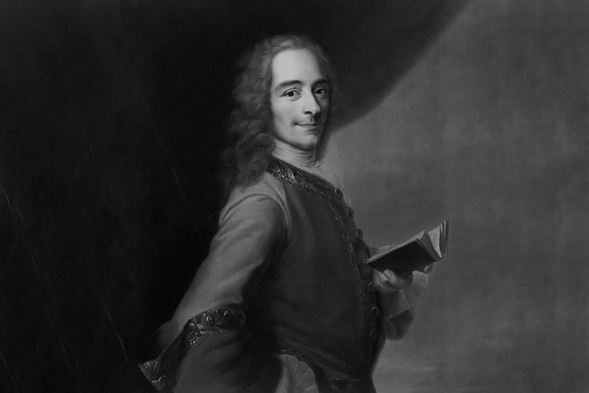 Objetivo enseñanza cero. ¡Ya casi estamos! 1 Dapres Maurice Quentin de La Tour Francois Marie Arouet dit Voltaire chateau de Versailles