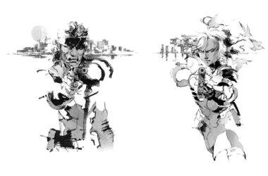 Diseños conceptuales de Metal Gear Solid 2: Sons of Liberty. Imágenes: Yoji Shinkawa / Konami.