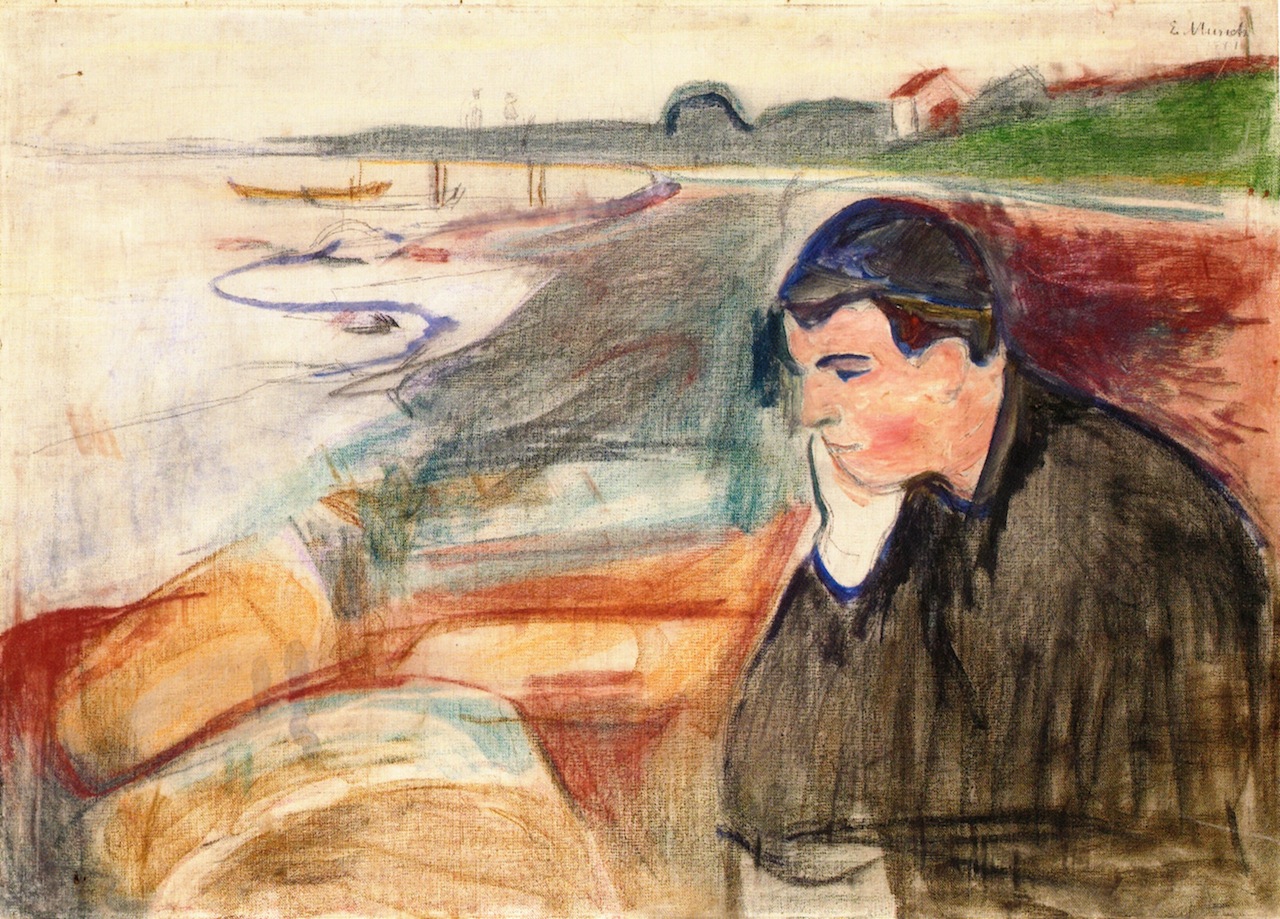El último bastión frente la ilusión perdida 1 Edvard Munch Evening. Melancholy 1891