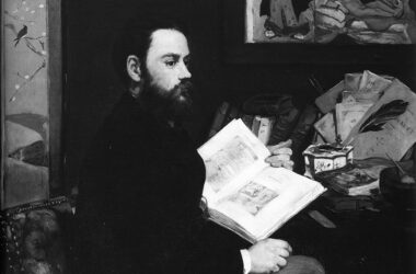 Émile Zola retratado por Manet (1868).