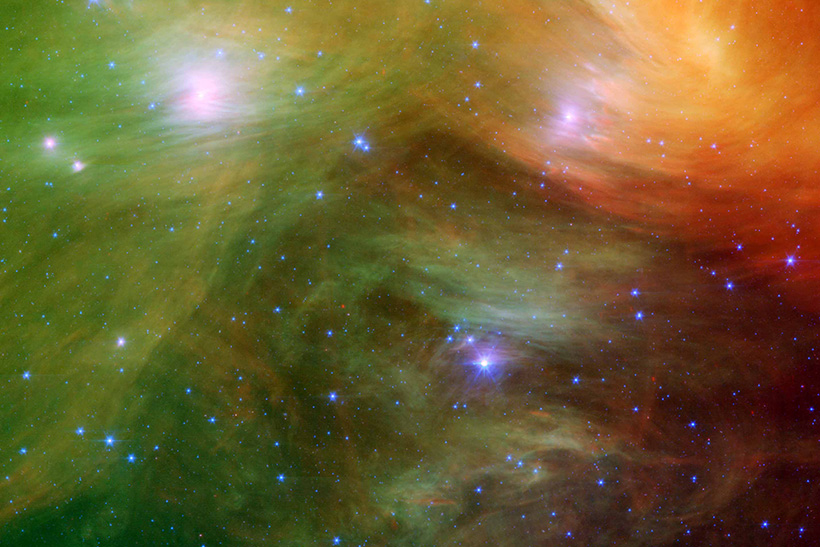 Breve historia del fin del cosmos 1 Las Pléyades y la nebulosa NGC 1435. Imagen NASA (DP) muerte del cosmos