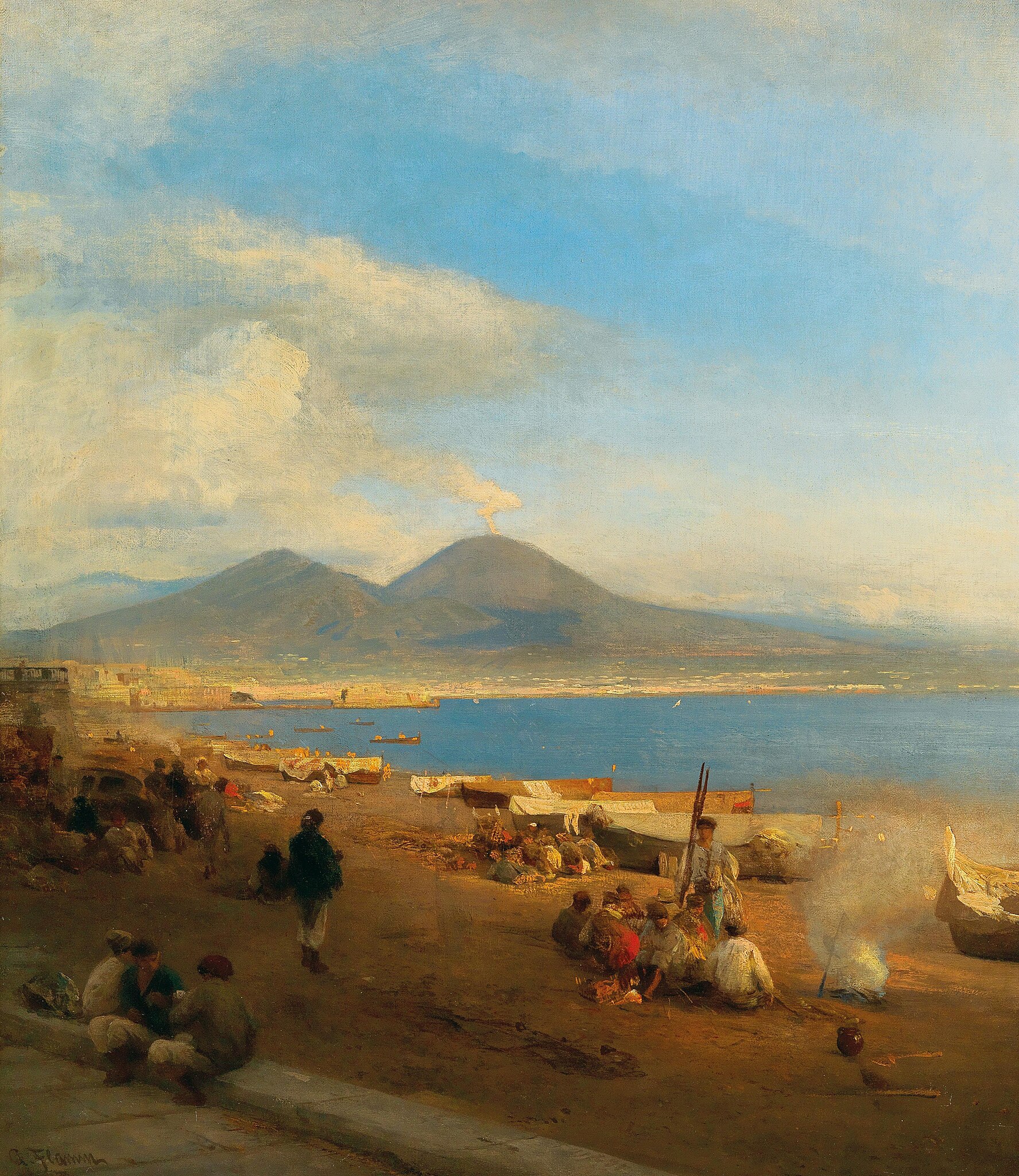 Goethe en Italia y el arte de habitar provisionalmente en tiempos de movilidad global 1 Albert Flamm A view of the Gulf of Naples from Posilippo 1