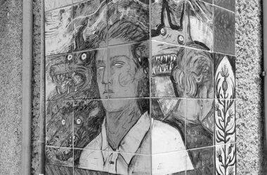 Obra de BerriBlue en Rua das Virtudes. Porto 2024 (Santiago Prado García)