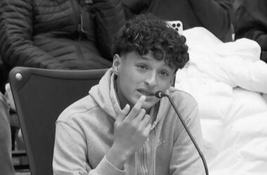 Captura de la comparecencia de Manny Chávez.