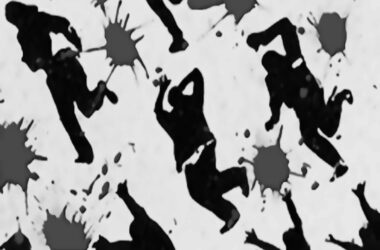 Cartel de Joan Genovés para la La Alianza de Intelectuales Antiimperialistas.