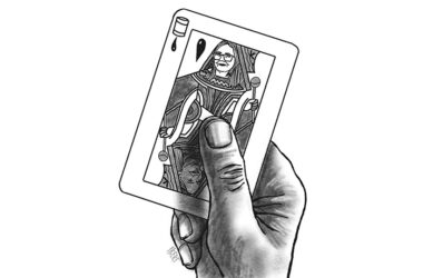 Ilustración de Ibert. corina machado nobel