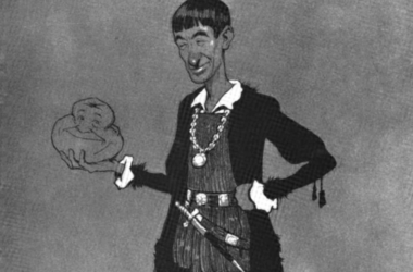 Phil as Hamlet by Tom Browne 1870–1910
