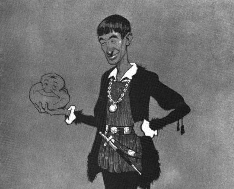 El timo de Hamlet. La farsa de los agentes de inteligencia artificial que aparentan deliberar 1 Phil as Hamlet by Tom Browne 1870–1910