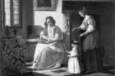 Detalle de 'Enseñando a un niño a caminar', de Pieter de Hooch. equivocarse error