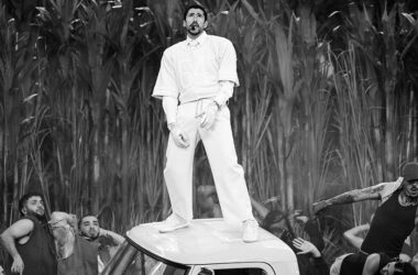 Bad Bunny en su actuación en la Super Bowl. Foto Cordon Press.