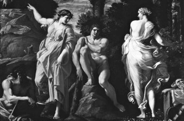 Hércules en la encrucijada, de Annibale Carracci. gimnasio triste