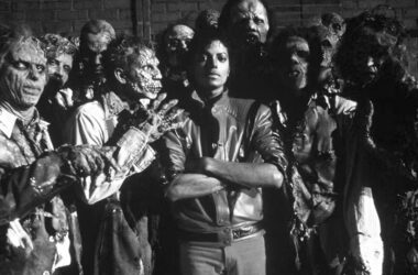 Michael Jackson en el clip de Thriller. Imagen Optimum Productions.