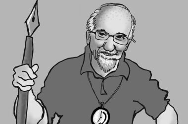 Predrag Koraksić (Corax). Ilustración de Ibert.