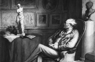 The Connoisseur, de Honoré Daumier. artista monstruo
