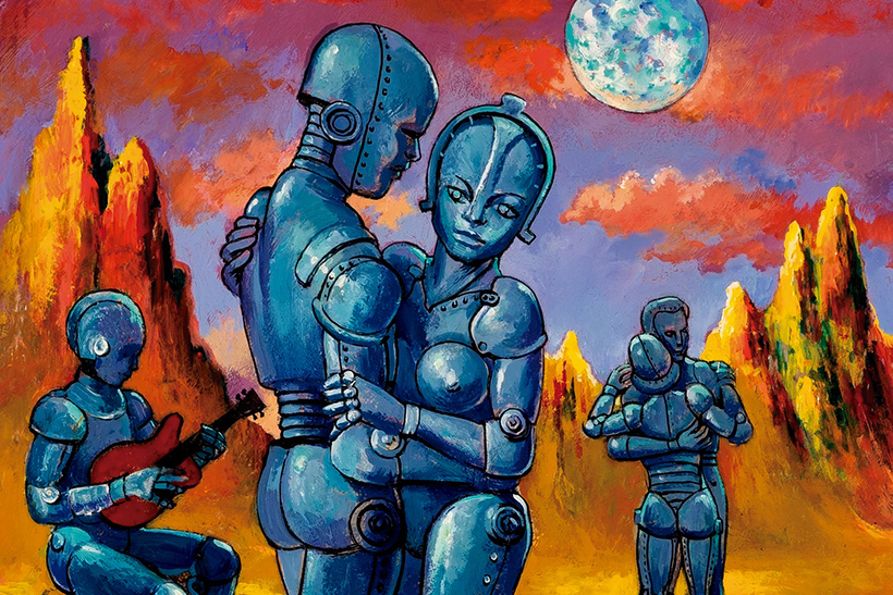 El arte en la era de la inteligencia artificial 1 Detalle de Robots bailando, Anton Brzezinski, 1997. arte inteligencia artificial