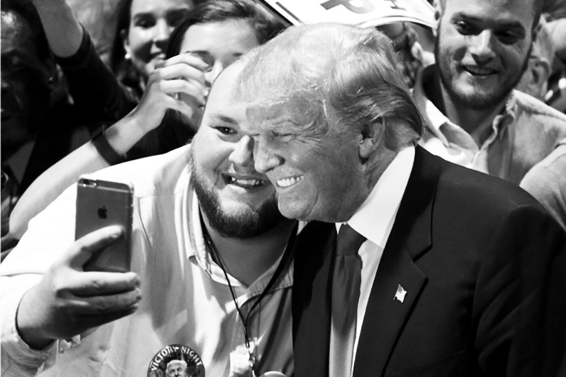 La banalidad del mal en la era Trump 1 Donald Trump tras un mitin. Foto Cordon Press.