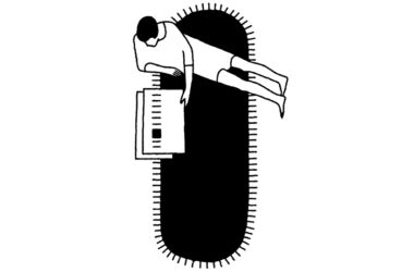 Ilustración de Pablo Amargo. piscina
