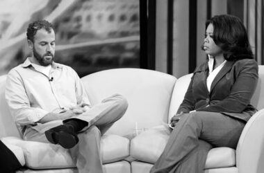 James Frey en el programa de Oprah Winfrey.