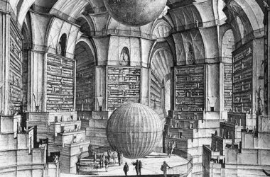 La biblioteca de Babel, de Erik Desmazières. borges