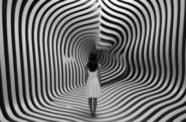 abstract weird black white background