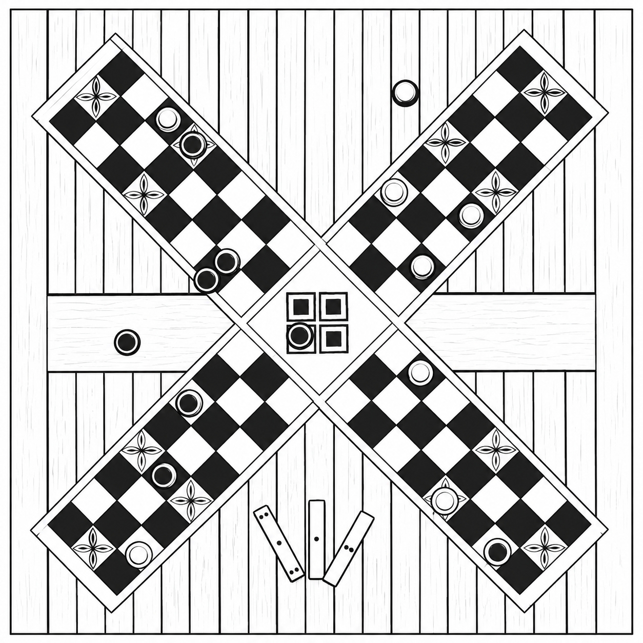 Del Juego Real de Ur al Parchís. Una historia fascinante sobre los juegos de mesa de persecución. 3 chaupar 1