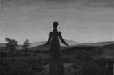 Mujer frente al sol poniente, de Caspar David Friedrich. Schubert.