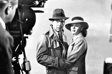 Un momento del rodaje de Casablanca. (DP) cine clásico
