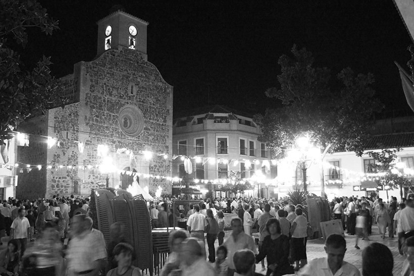 Tres noches de fiesta en agosto 1 Unas fiestas patronales. Foto J. Schez (CC).
