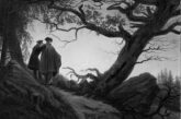 Dos hombres contemplan la luna, de Caspar David Friedrich. amigos amistad