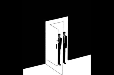 Ilustración de Pablo Amargo. La persona que viene detrás