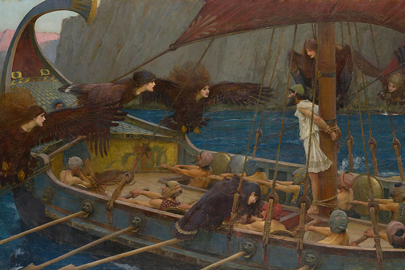 Leer la </>Odisea</i> en tiempos iletrados (2): Una osada odisea 1 John William Waterhouse, Ulises y las sirenas, 1891. odisea