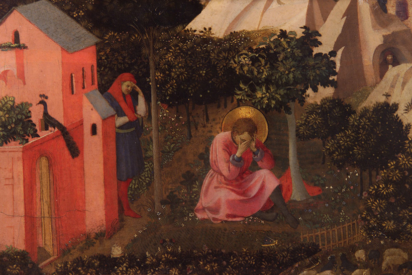 San Agustín y Bonifacio en Ceuta 1 La conversión de san Agustín, de Fra Angelico.