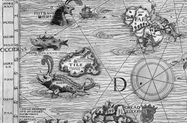 Tule como Tile en la Carta Marina de Magnus, 1539. DP libros