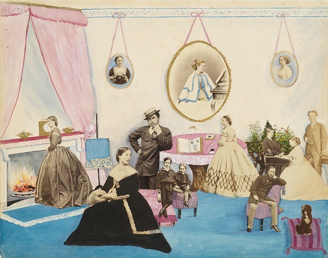 Tijeras contra el decoro 1 Mary georgiana caroline lady filmer untitled loose page from the filmer album mid 1860s
