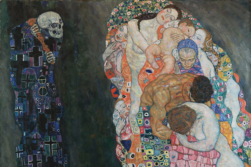 Ese insignificante tránsito entre vivir y dejarse de vivir 1 Muerte y Vida, de Gustav Klimt. (DP) vivir y dejar de vivir