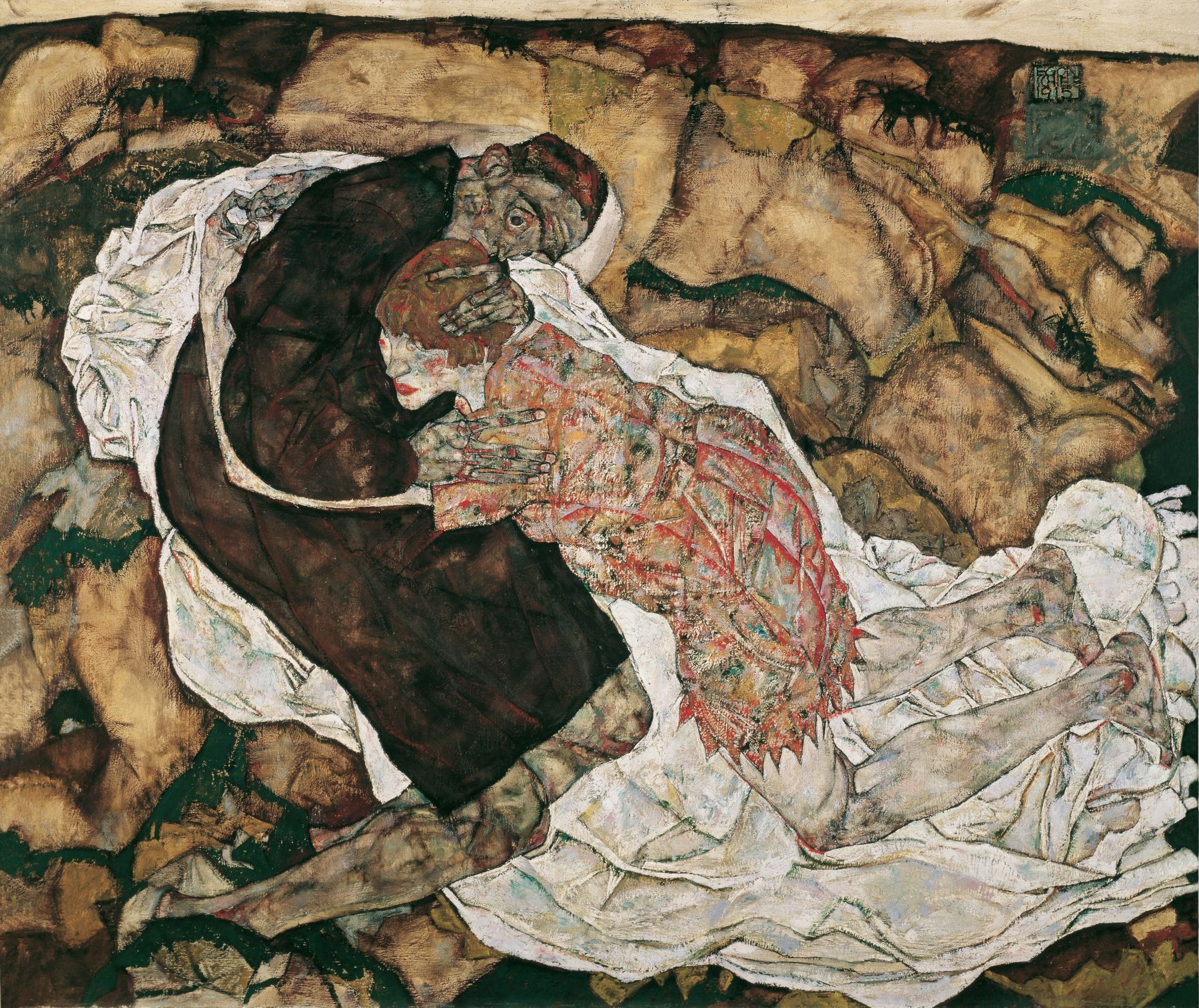 Egon Schiele Der Tod und das Madchen