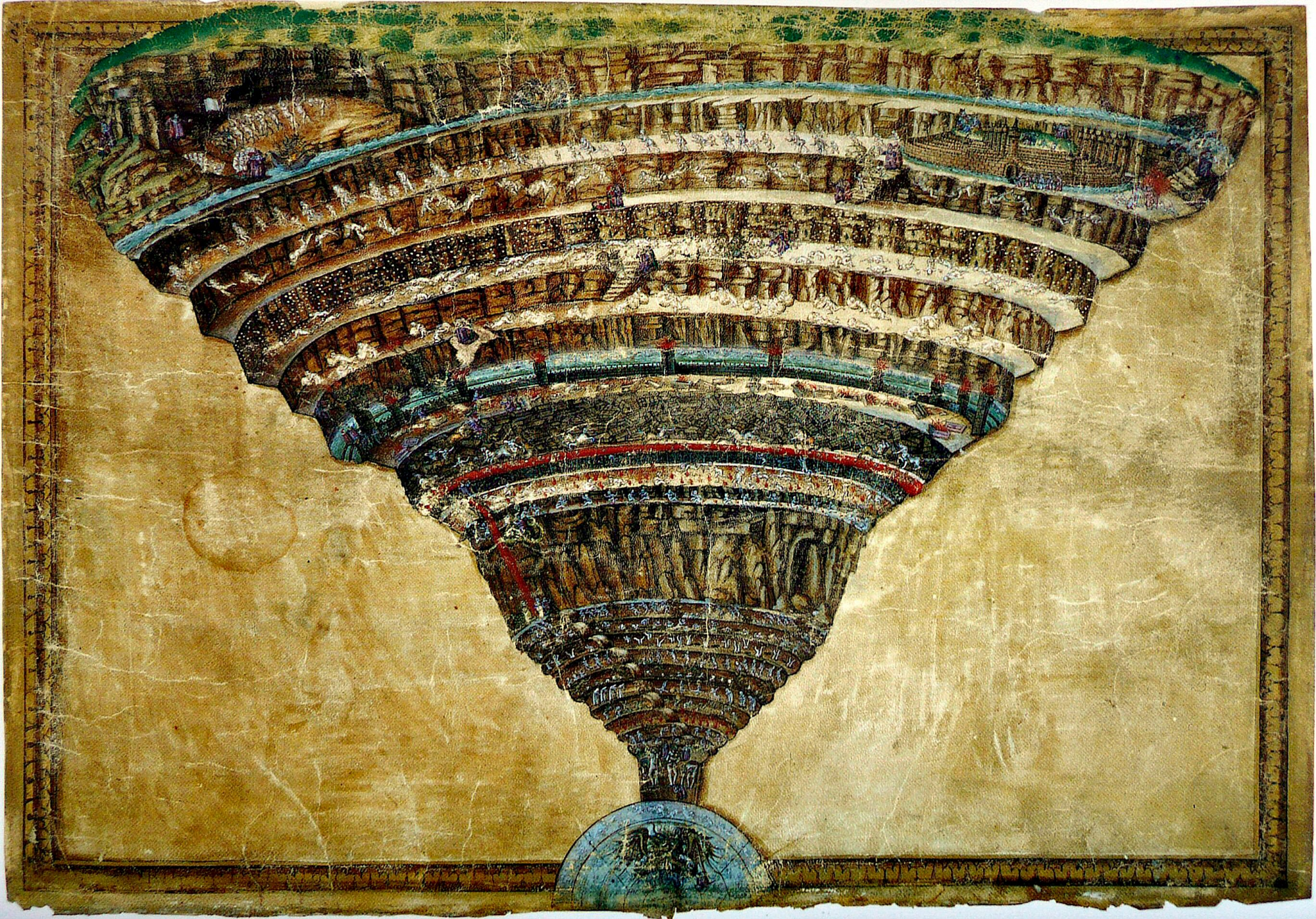 El infierno dantesco según… ¡Galileo! 1 infierno